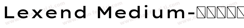 Lexend Medium字体转换